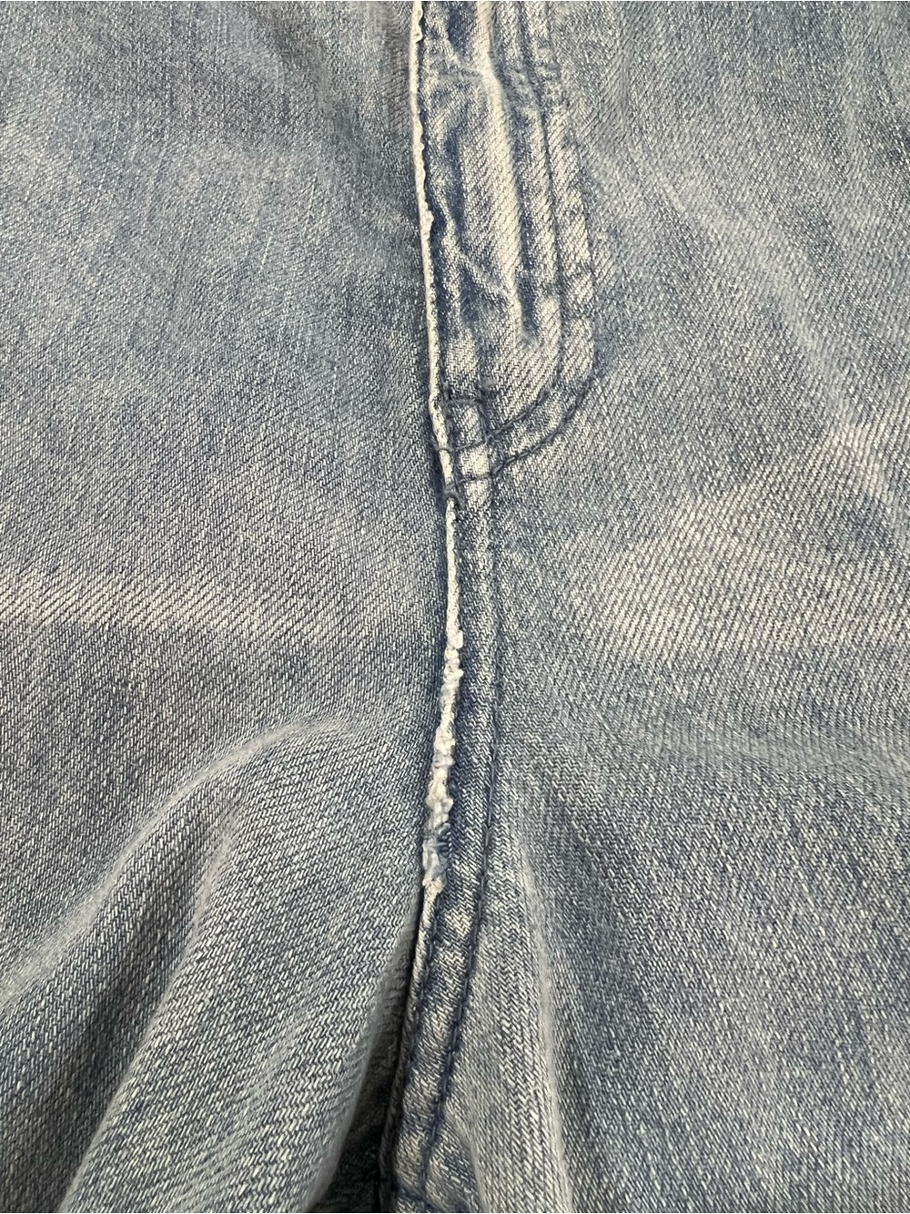 Pilcro And The Letterpress Wide Leg Crop Bleach Hem Jeans Size 31 - Picture 8 of 16